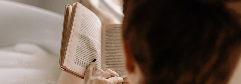 Reading in the evening clears your head