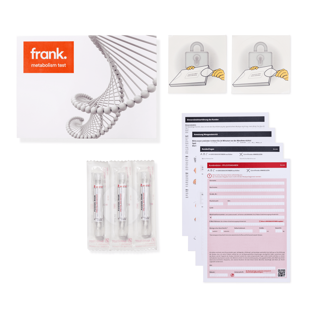 Darstellung des Inhalts des DNA metabolism test von frank