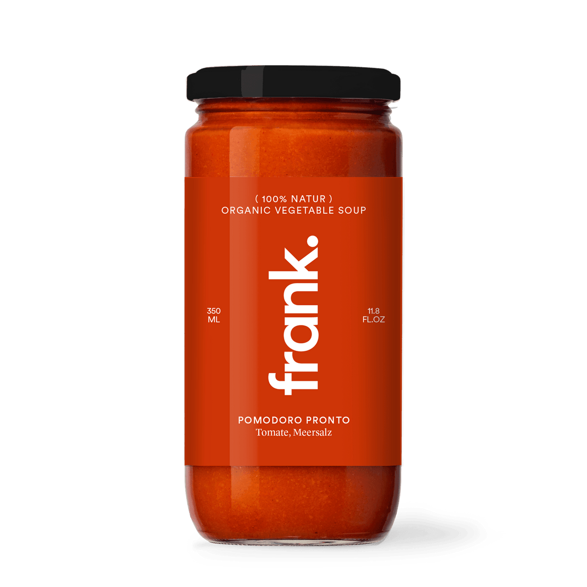 Darstellung der bio Suppe Pomodoro Pronto mit Tomate und Meersalz von frank