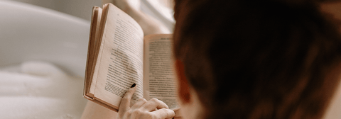 Reading in the evening clears your head