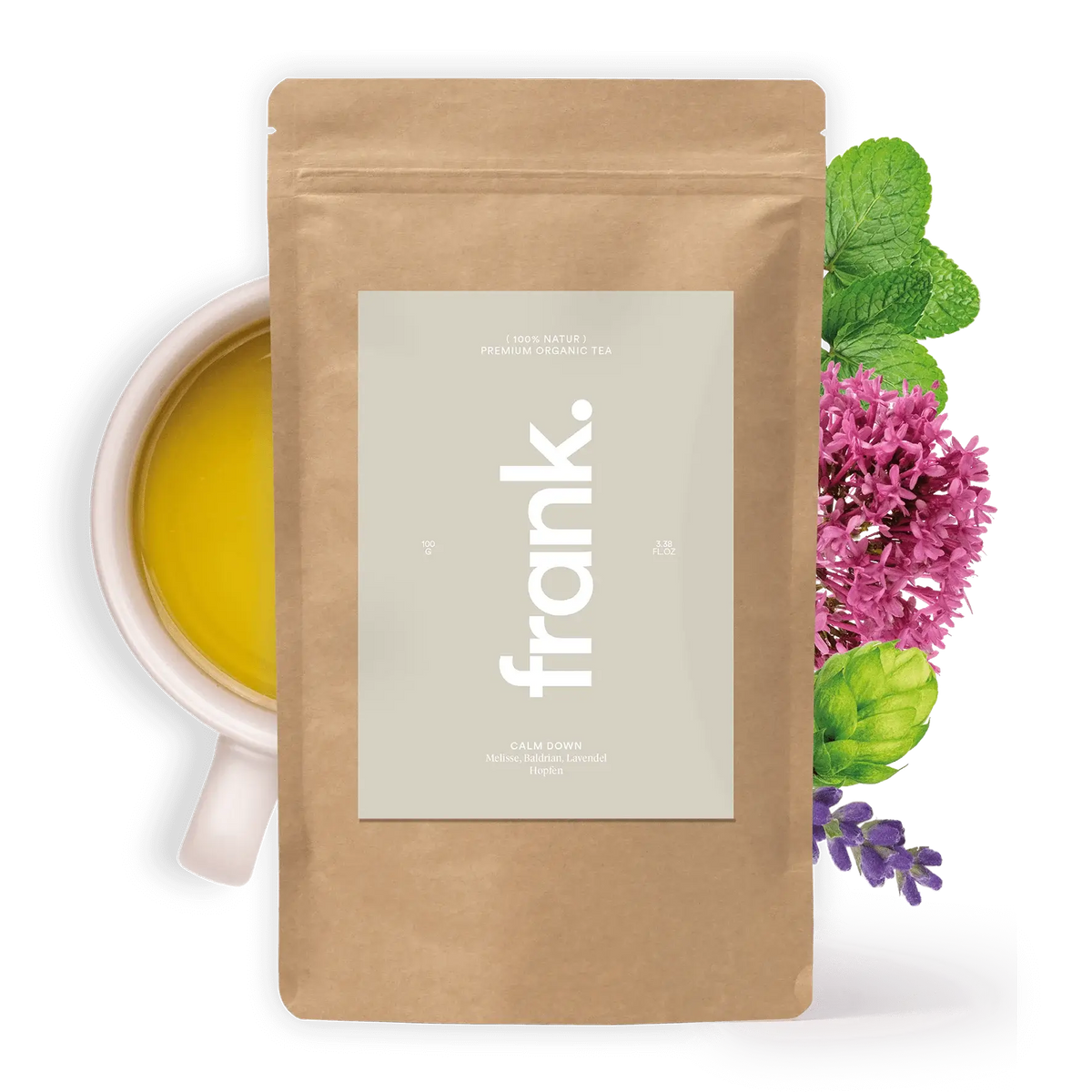 Organic ayurvedic herbal tea with ginger | frank juice