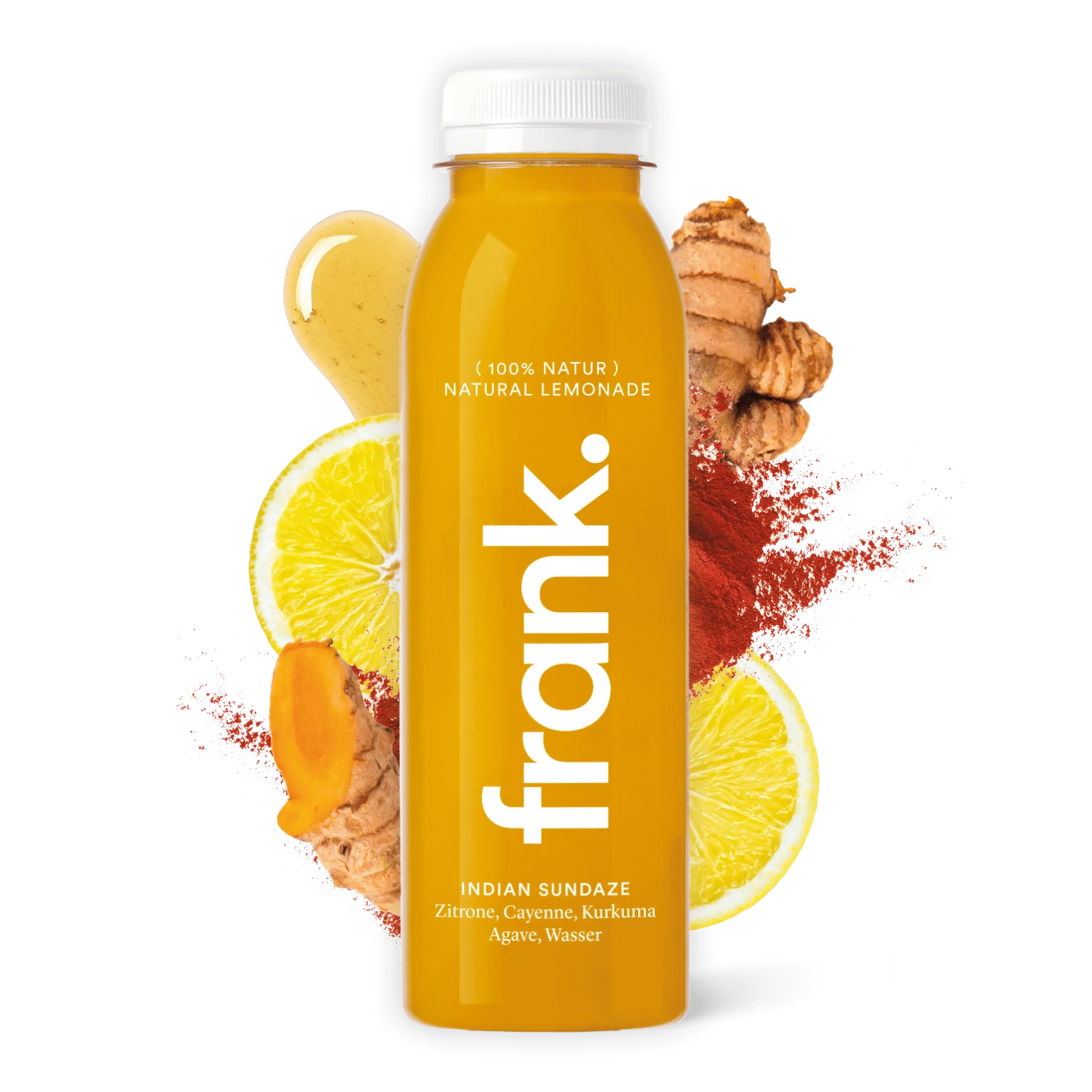 Lemon juice with turmeric and agave