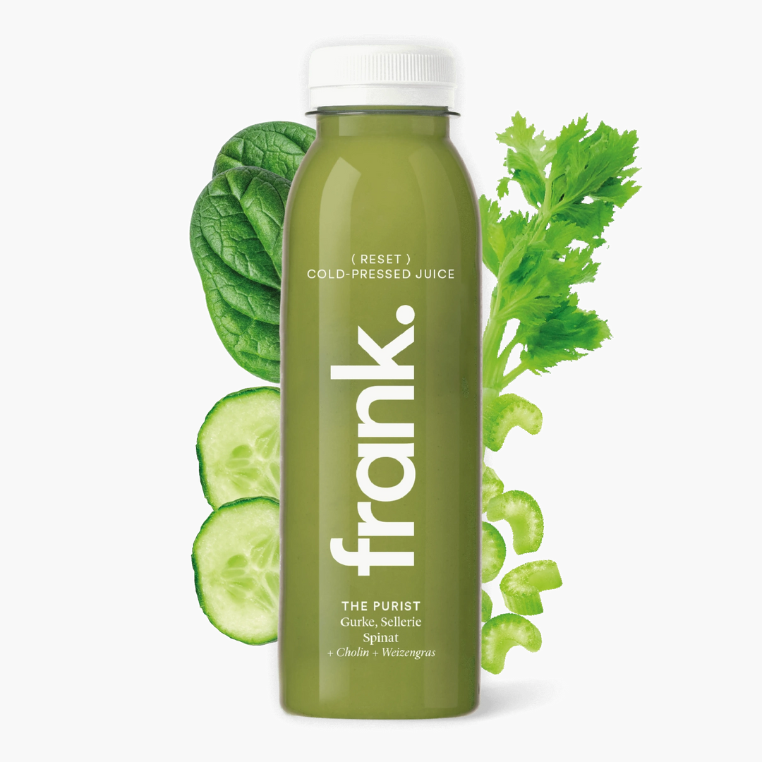 Celery juice with cucumber & spinach | frank juice